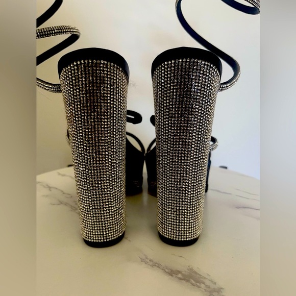 FASHION NOVA Bright Lights Wrap Up Heeled Sandals - Picture 4 of 4